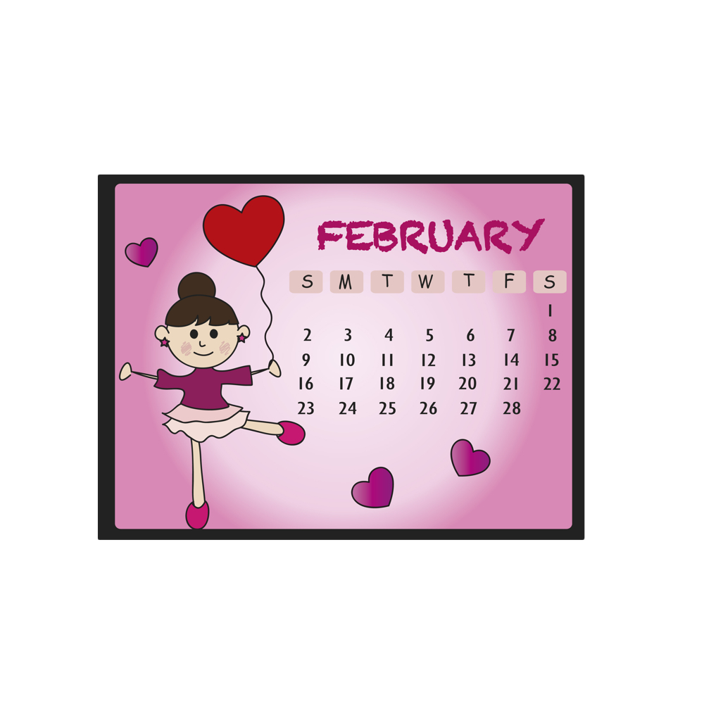 February word image