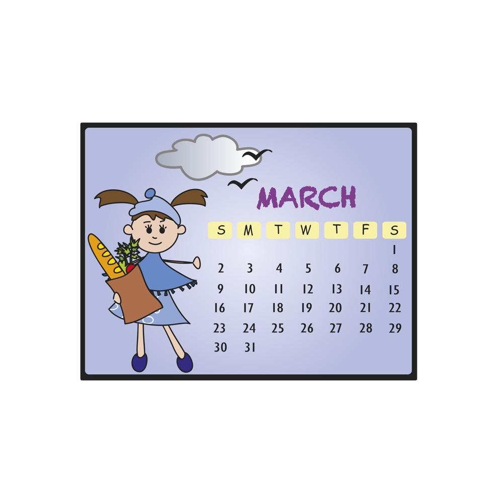 March word image