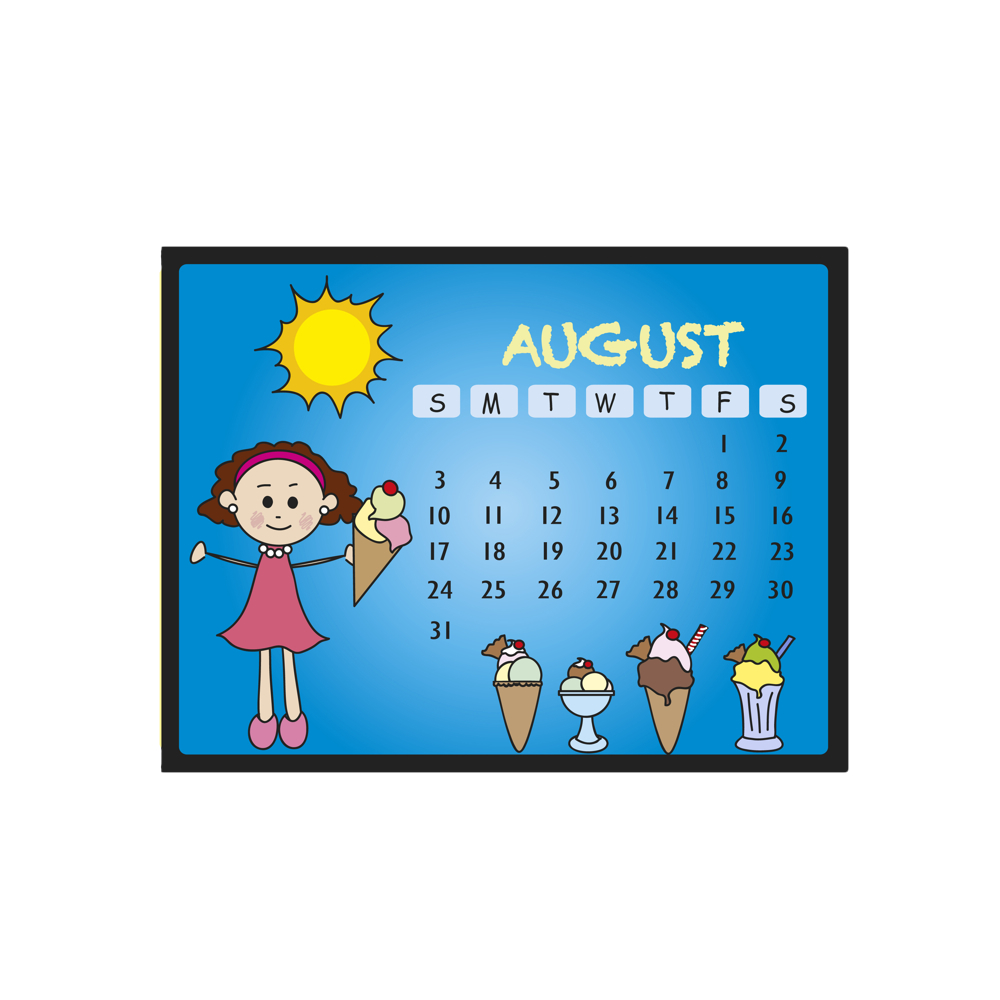August word image