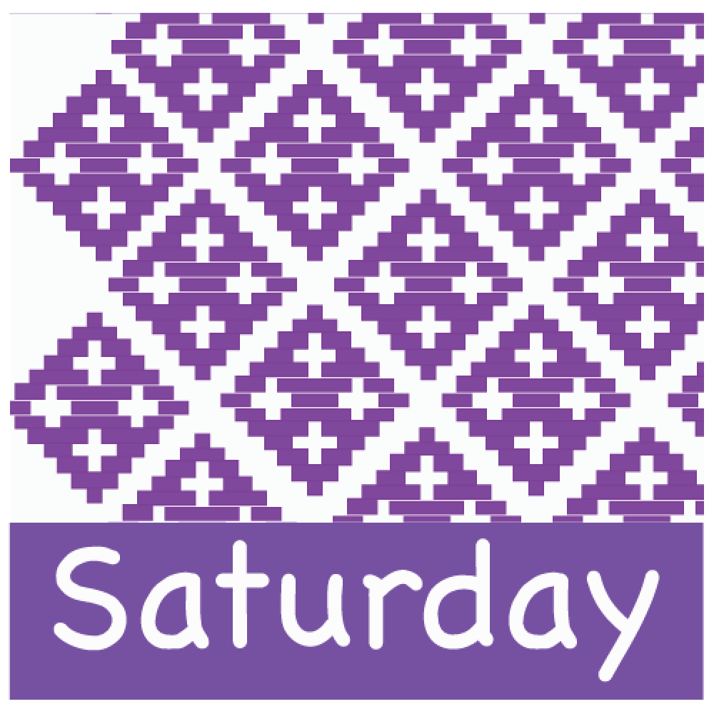 Saturday word image