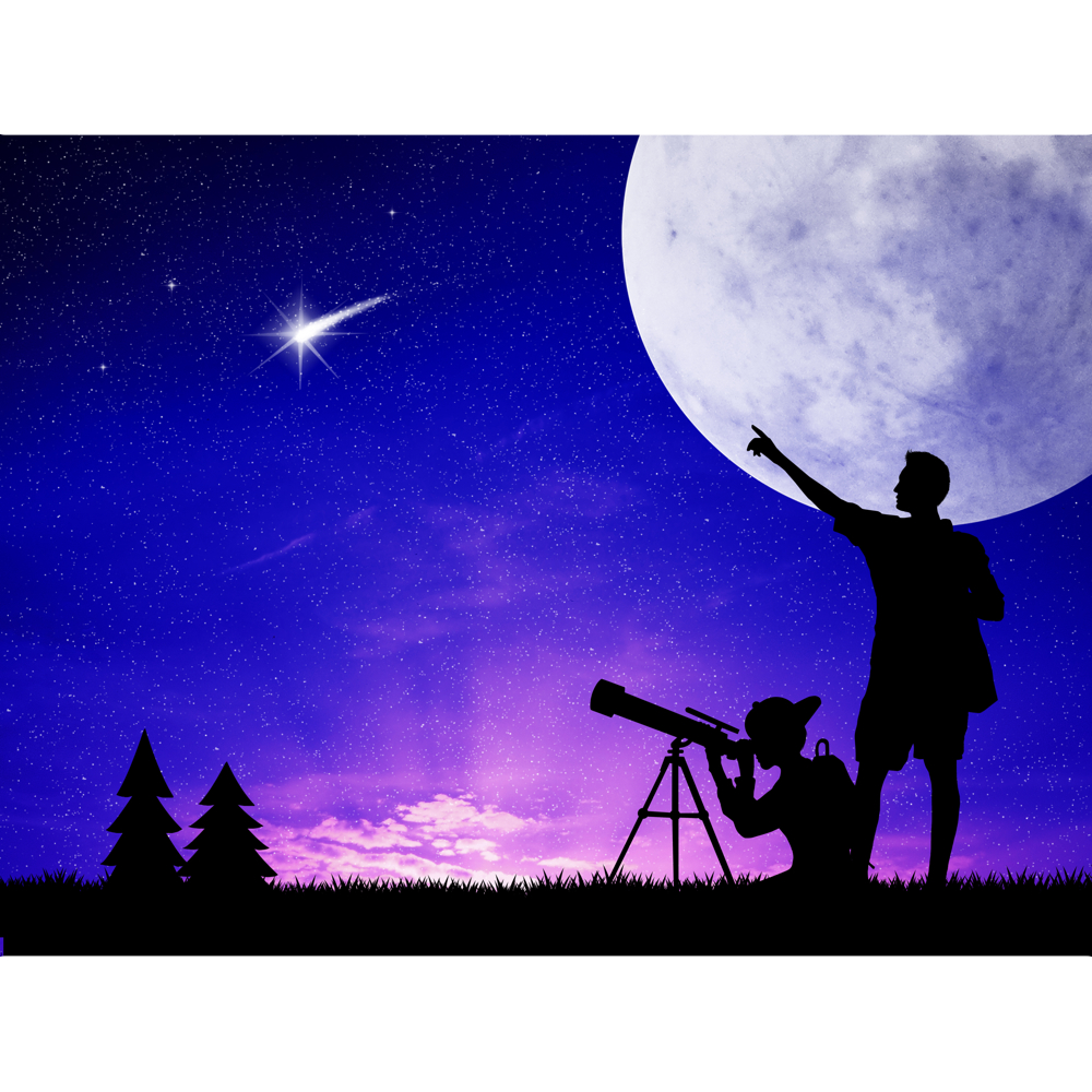 falling star word image