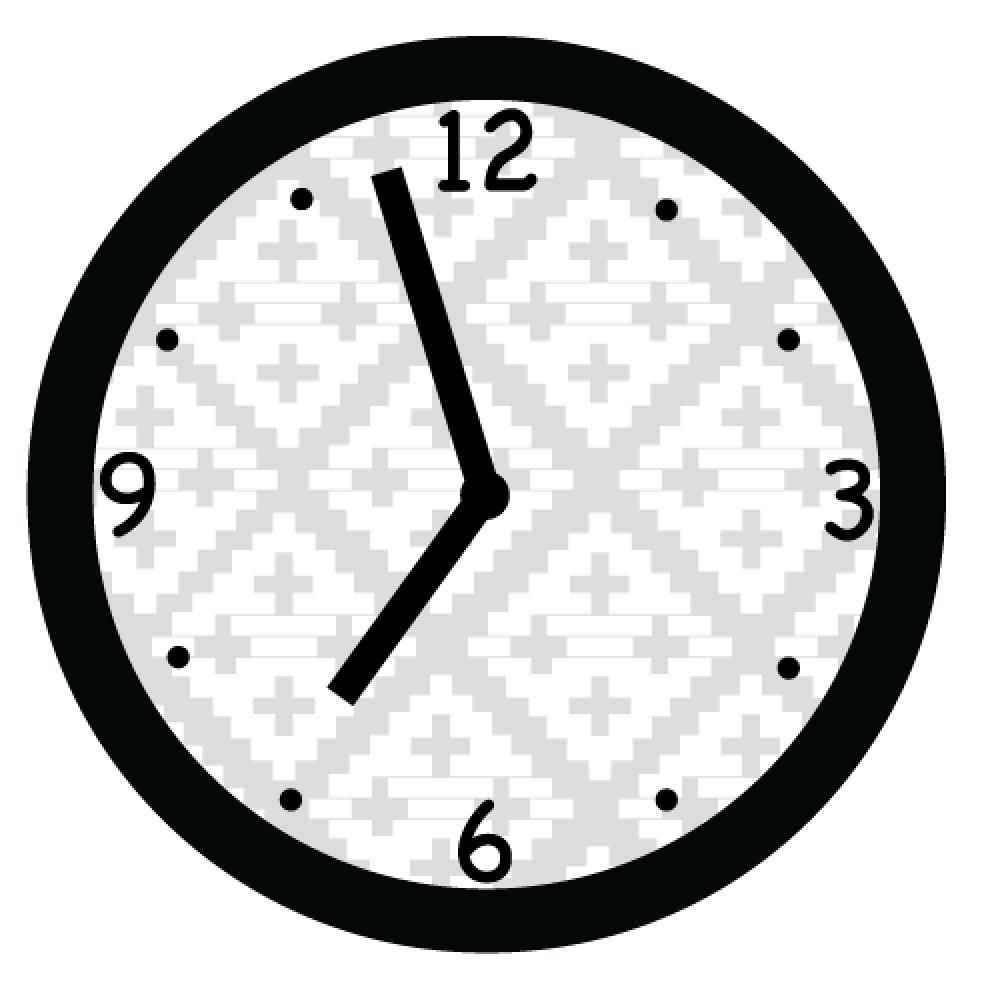 Clock word image