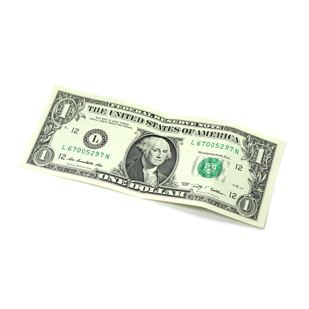 One Dollar word image