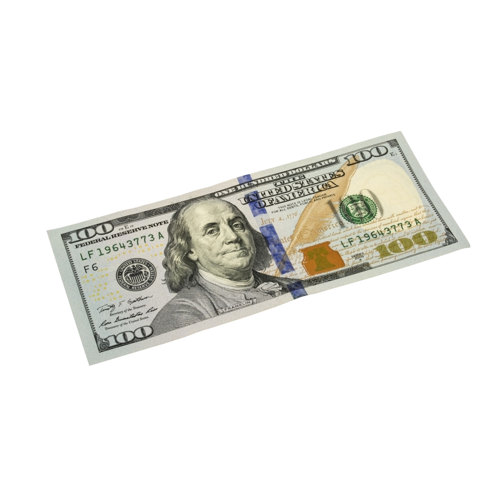 One-Hundred Dollars word image