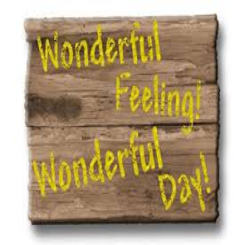 Hello, are you feeling wonderful? phrase image